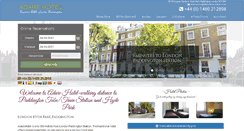 Desktop Screenshot of adare-hotel-london.co.uk